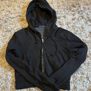 Brandy Melville cropped zip-up